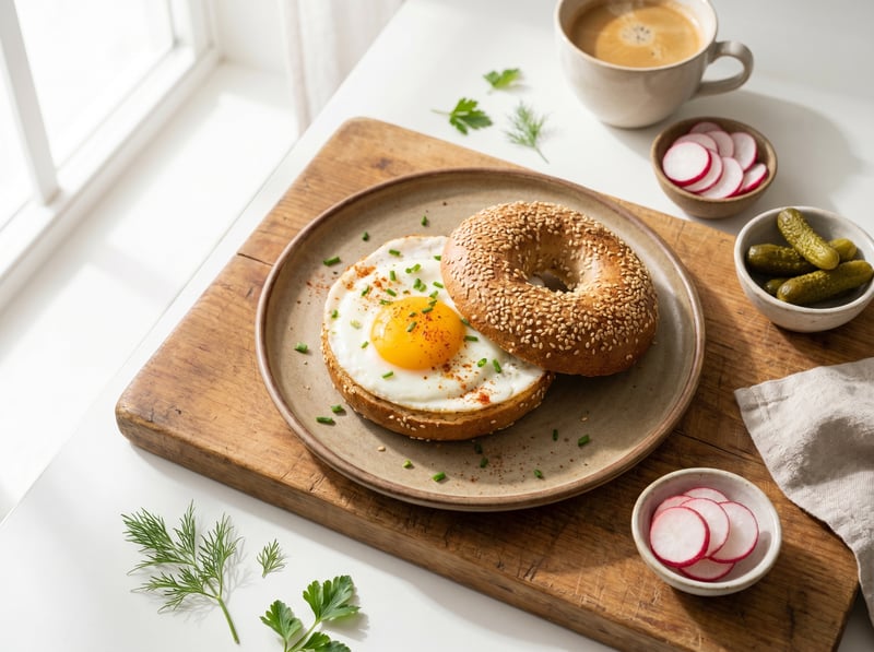 Bagel s volským okom