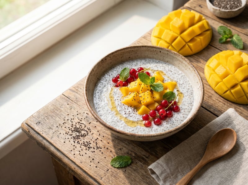Chia puding s mangom