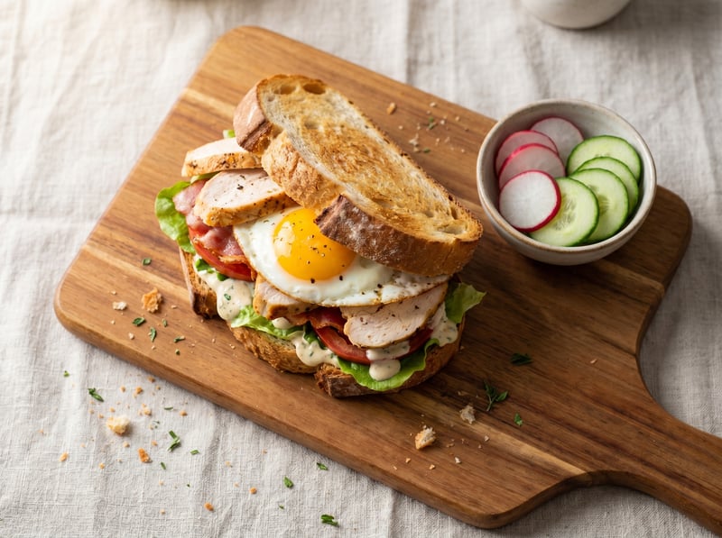 Club Sandwich (Kuracie, vajce)