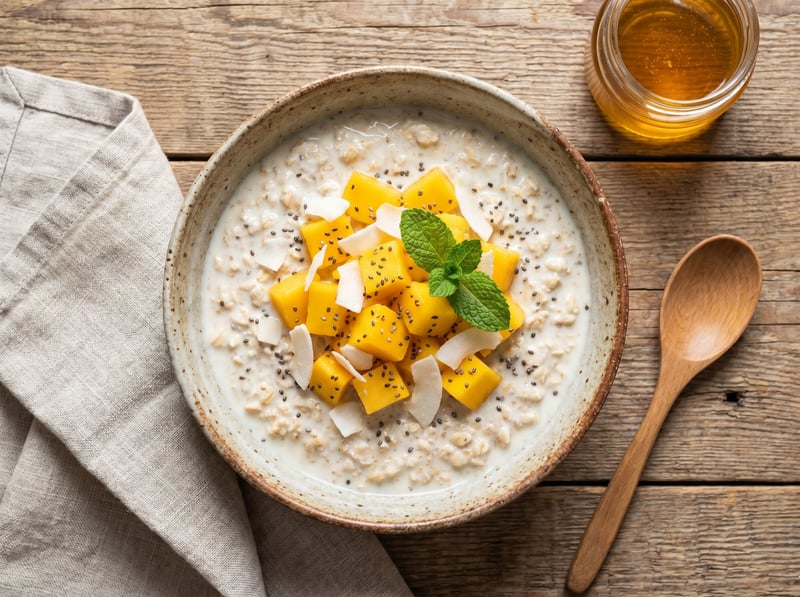 Overnight Oats Kokos-Mango