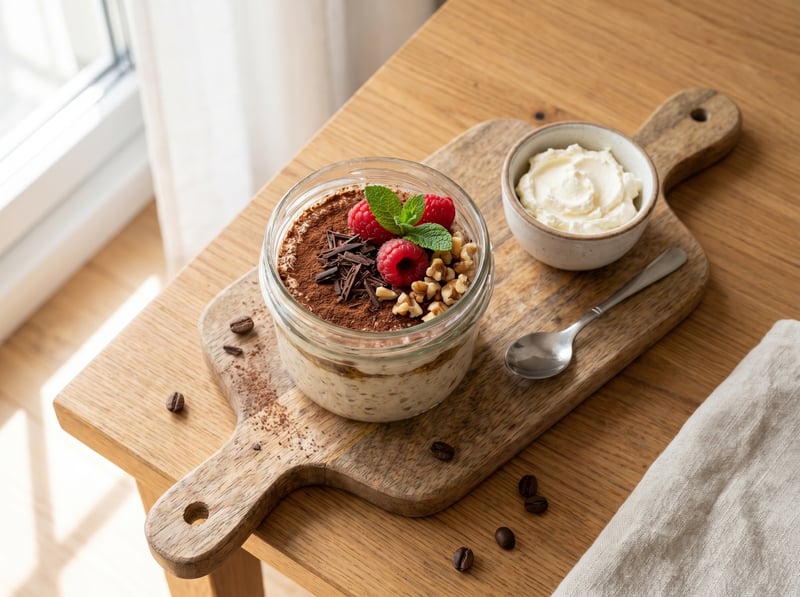 Overnight Oats Tiramisu