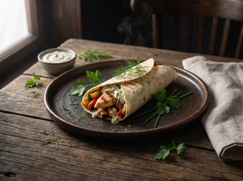 Kurací wrap