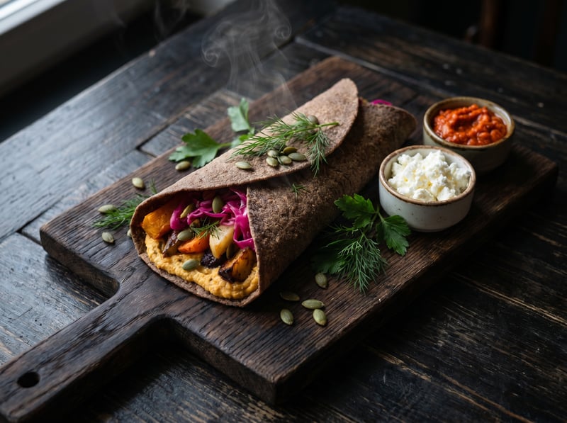 Hummus wrap
