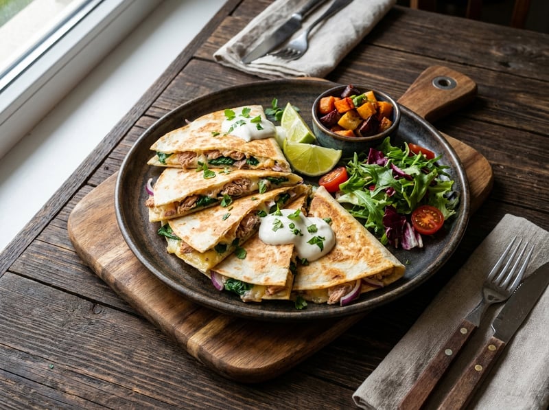 Tuniaková quesadilla
