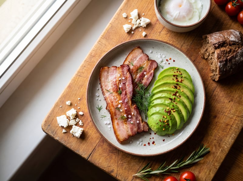 Slanina a Avokádo