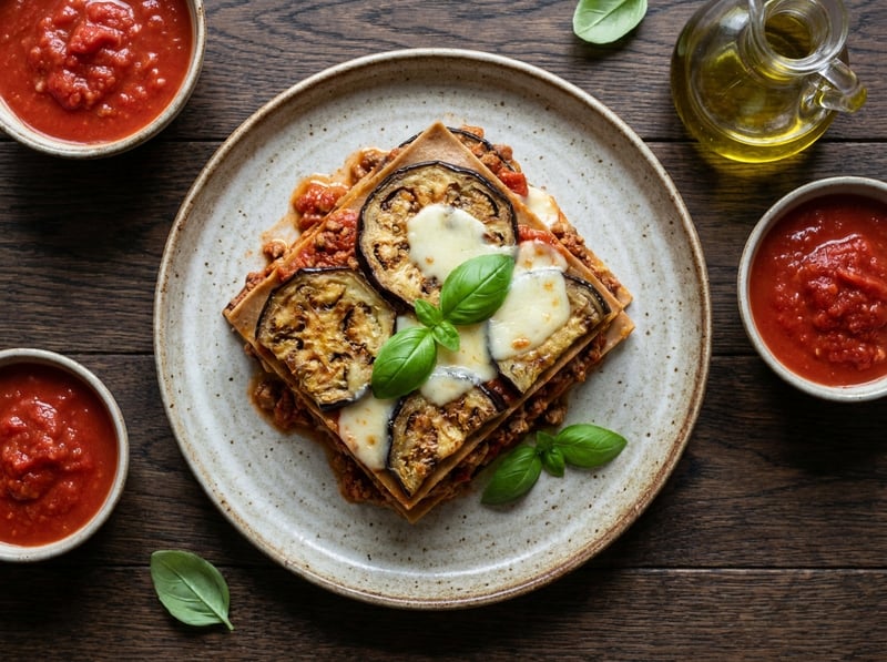 Baklažánové lasagne