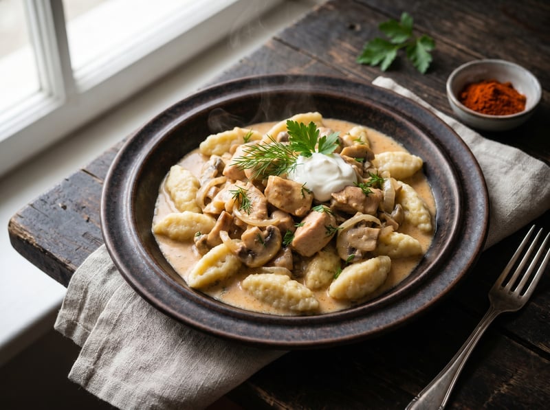Kurací stroganov