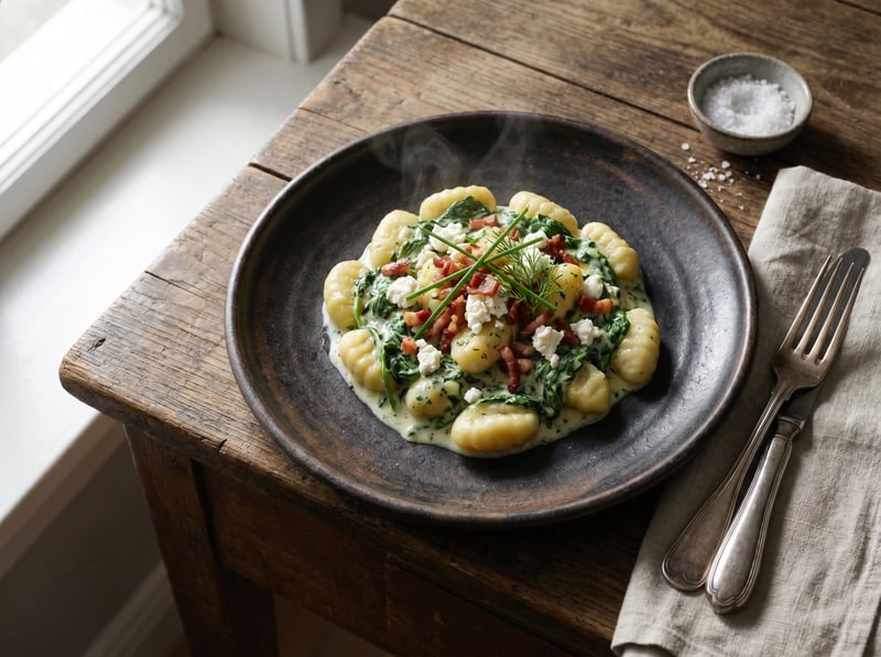 Gnocchi so špenátom