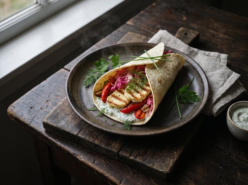 Halloumi Wrap
