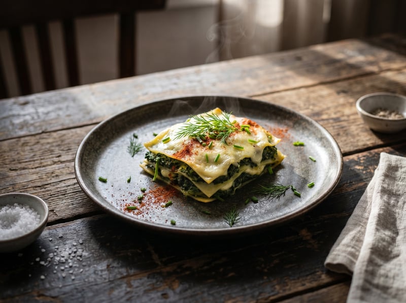 Špenátové lasagne