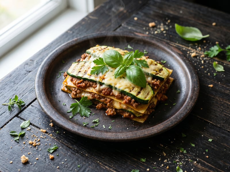 Cuketové lasagne (bez cesta)