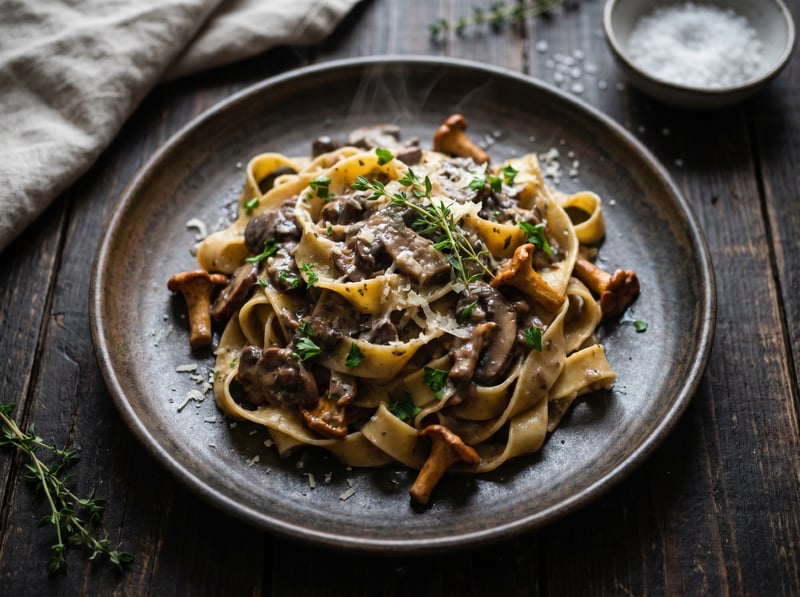 Hríbové Tagliatelle