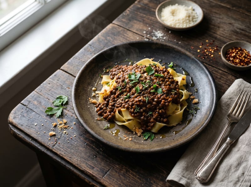 Šošovicové Bolognese
