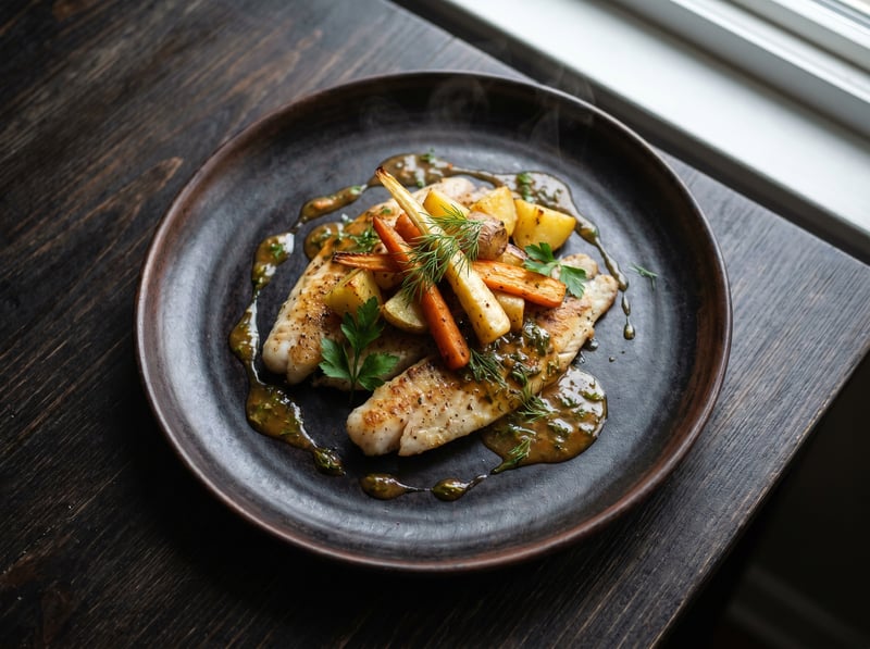 Tilapia so zeleninou