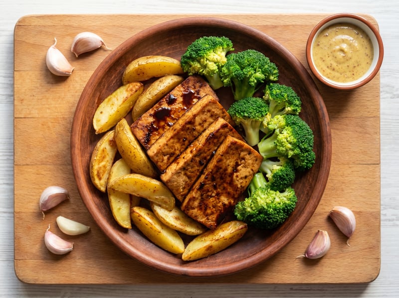 Tofu steak