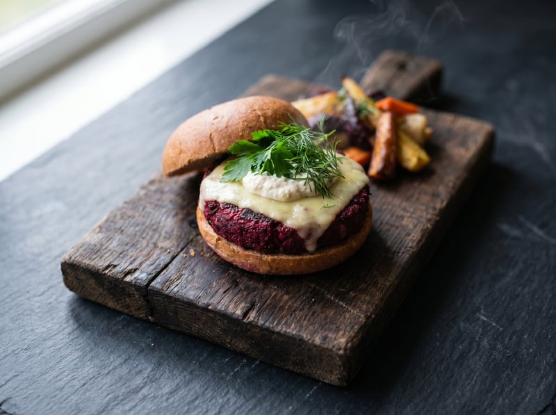 Cviklový burger